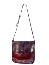 I Medici Firenze Messenger Bag Crossbody Brown Leather Satchel Made In Italy Bag