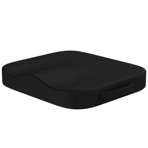 bonmedico Sitzkissen orthopädisch - Ergonomisches Memory Foam Kissen für Büro...