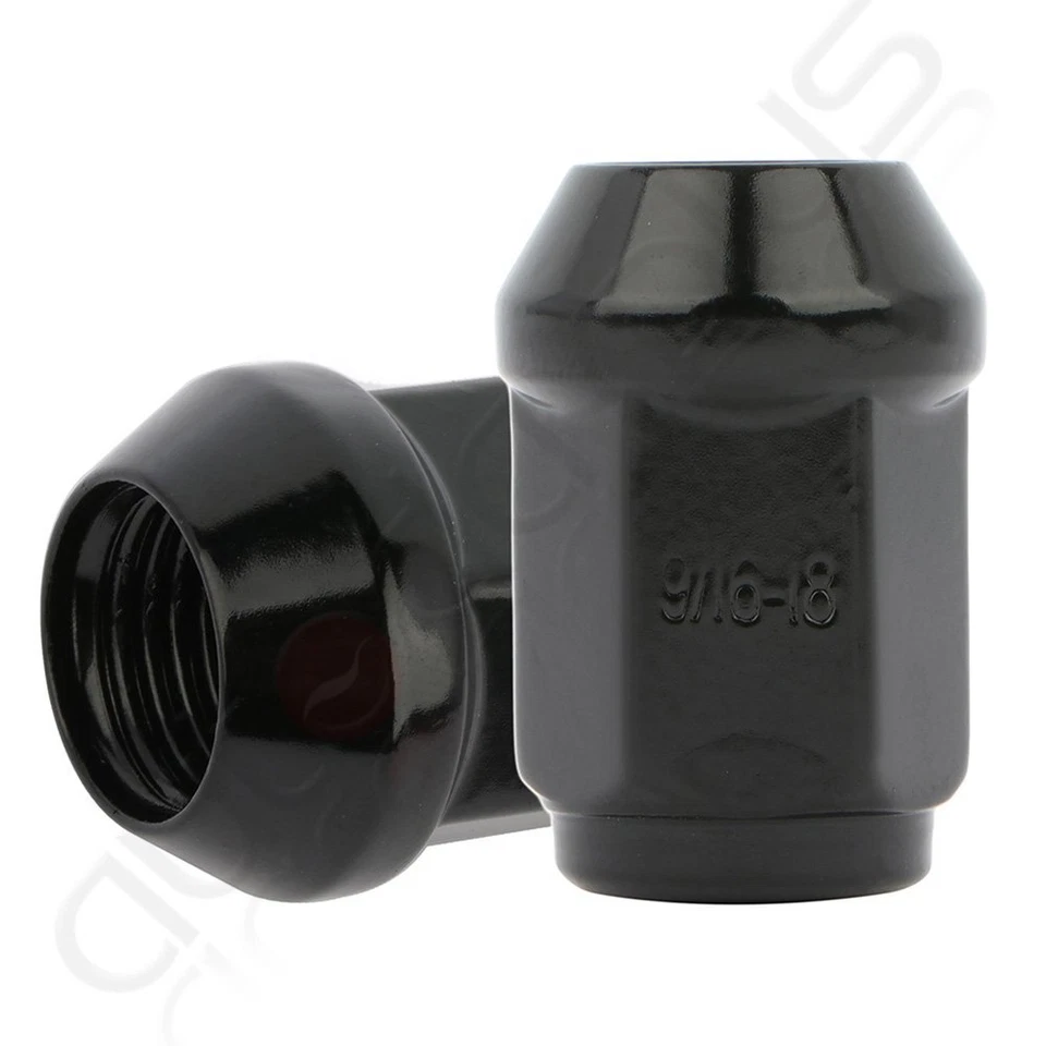 20 piezas de tuercas negras 9/16-18 para camioneta Chevrolet K20 C20 K30 K20 K30 R20 Foto 2 de 4