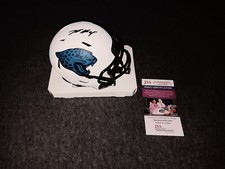 Tank Bigsby Signed Mini Helmet Jsa Jacksonville Jaguars Lunar