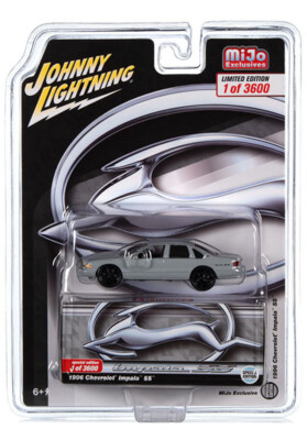 Johnny Lightning 1:64 1996 Chevrolet Impala SS Custom Grey Model