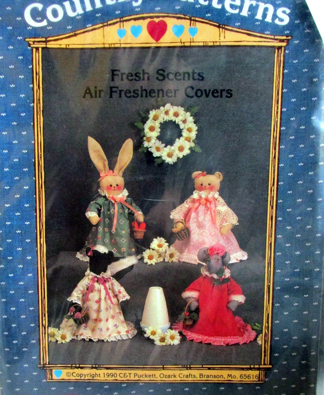 Ozark Crafts Fresh Scents Air Freshener Cover cow MOUSE bunny Bear vtg 90s eBay