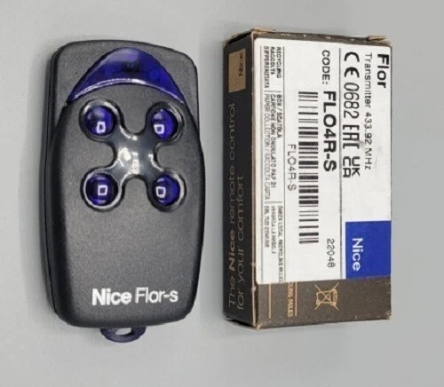 NICE FLO4R-S Télécommande portail / garage 2 canaux 433,92 MHz FRANCE