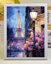 US Seller DIY Eiffel Tower Diamond Painting Kits without frame 30x40cm