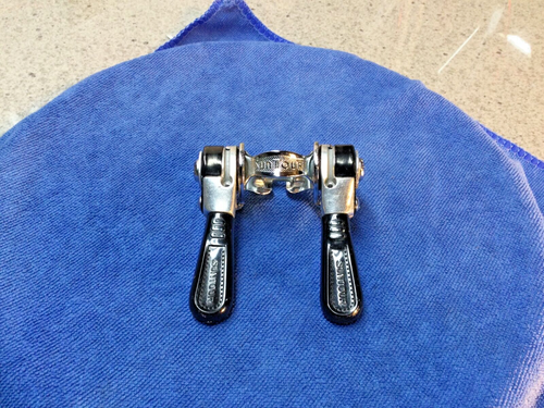 Levier De Vitesse Suntour LD-1500 – Double Commande Down Tube – NOS Sous Scellé