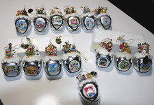 14 Ashton-Drake Mickey Mouse Sleigh Bell Ornaments Pluto