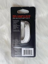 NWT Blackweb Replacement Band With Steel Buckle For Fitbit Flex 2 White