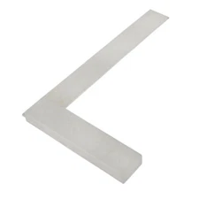 6" (150mm) Engineers Tri Square Set Square Right Angle Straight Edge Steel Try