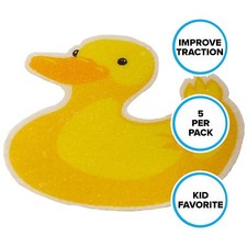 Duck Tub Tattoos Non Slip Safety Bathtub Stickers Adhesive Treads 5 ct