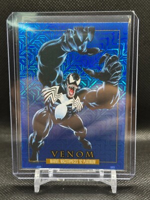 VENOM 2024 Marvel Masterpieces '92 Platinum #97 Blue Traxx | eBay