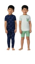 Kirkland Signature Boy's 4-Piece Pajama Set Made with Organic Cotton, Sz 5