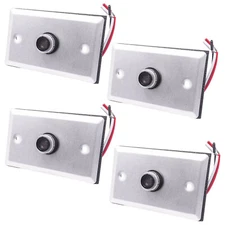4x HQRP Faceplate Wire-In Thermal Type Photocell Light Sensors Outdoor Lighting