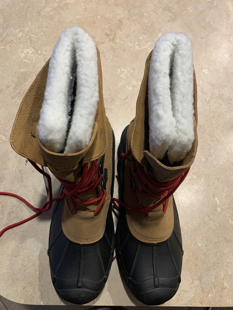 Totes Coastal Tan Waterproof Winter Boots , Men display picture 2