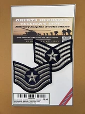 USAF - TECHNICAL SERGEANT [E-6] FEMALE DRESS RANK / 1958-1991 (Sew-On)