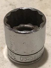 SNAP-ON 3/8" DRIVE 3/4" F241 SHALLOW SOCKET 12 POINT