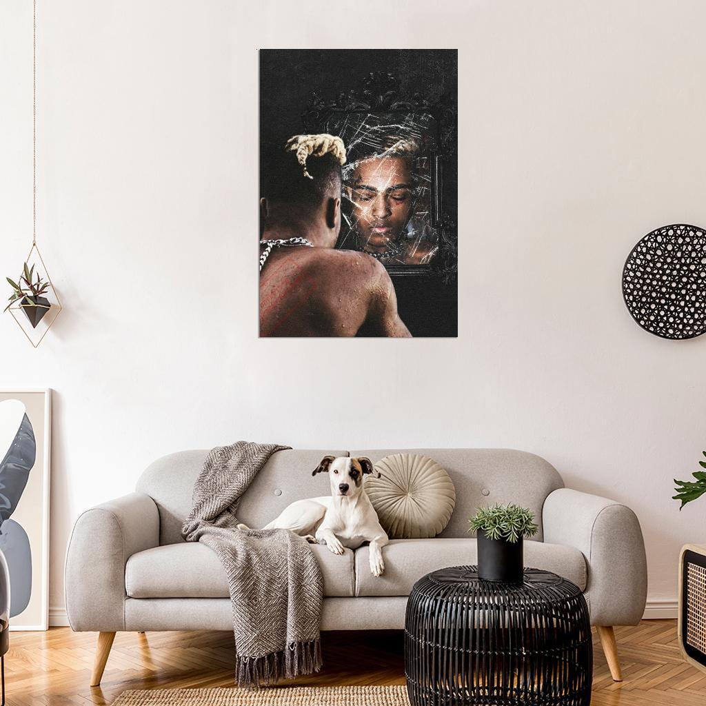 525403 XXXTENTACION Hip Hop Rap DJ Celebrity 2 24x18 WALL PRINT
