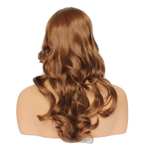 Classic Cap women Synthetic curly wavy Long Crushed Garnet wig HengFeng ZP30 - Picture 4 of 5