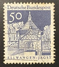 Germany stamps 1960  Castle Gate, Ellwangen/Jagst