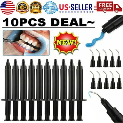 20/10Pcs Dental Teeth Whitening Gingival Gel Gum Barrier Protector & Syringe