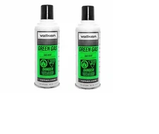 2 x Valken Green Gas Can for Airsoft Guns Pistols Rifles Sniper Silicone 8oz
