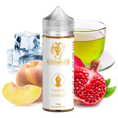 DampfLion - Checkmate White Bishop - 10ml Longfill Aroma in 120ml Flasche