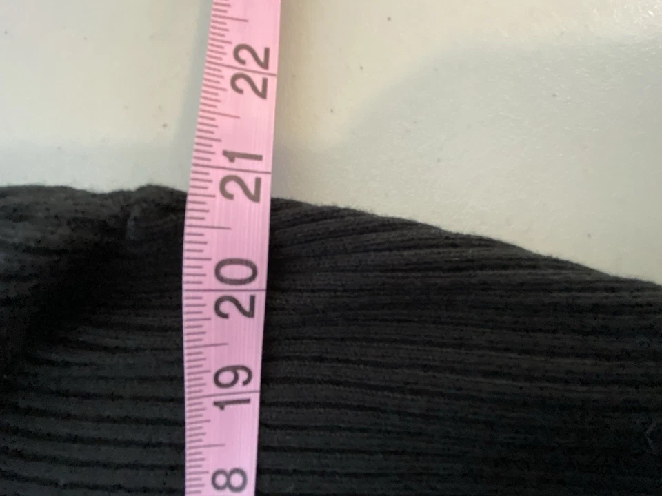 Vestido Studio One New York para mujer 3X negro gris blanco ombre plisado tejido midi Foto 4 de 4