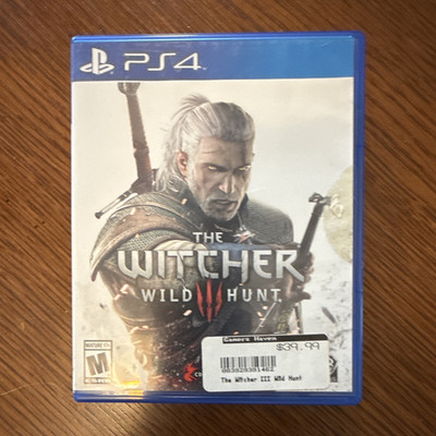 CD Projekt Red The Witcher 3: Wild Hunt (PS4) M Action RPG w/ Manual