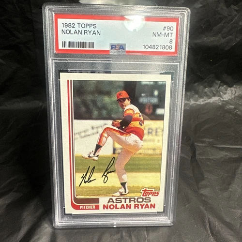 1982 TOPPS NOLAN RYAN #90 PSA 8