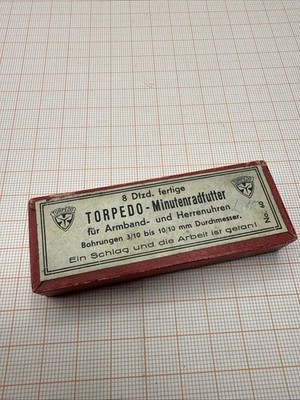 TORPEDO Steinfassung Uhr  Minutenradfutter  Uhrmacher #68