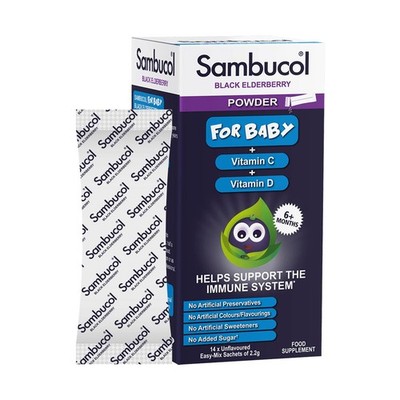   Sambucol Black Eldeberry Babypuder 14 Beutel