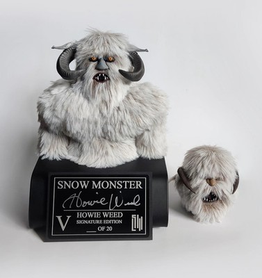Star Wars Empire Strikes Back Wampa Büste - Signiert Howie Weed EXKLUSIV - NEU 