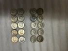 20 Kennedy Half Dollars 40% Silver 1965 /1969 Lot
