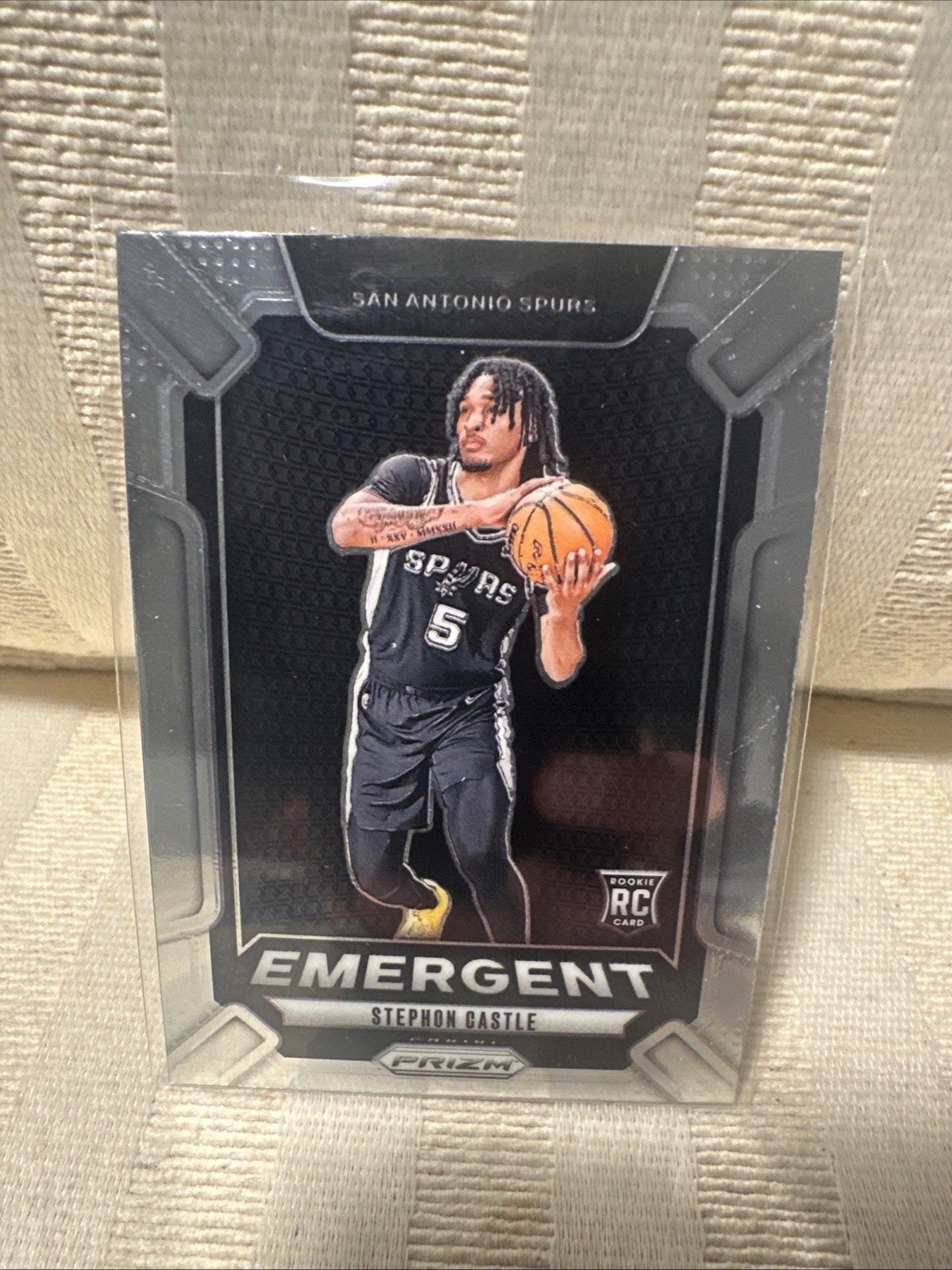 Stephon Castle Rookie Card Emergent 2024-25 Panini Prizm #29