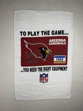Phoenix Cardinals SGA Towel Vintage Visa Card Sponsored Towel - RARE