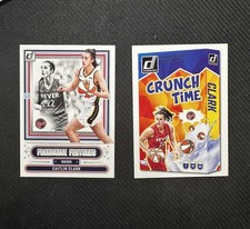Caitlin Clark 2025 Panini Donruss WNBA Franchise Features & Crunch Time Inserts