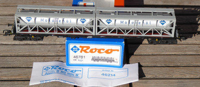 Roco 46781 H0 Multi-Purpose Flat Car ARAL With Tanks Era 4/6 With KK+ NEM In OVP