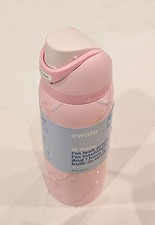 Owala Sugar Plum Fairy pink bows FreeSip 32 oz stainless steel water bottle