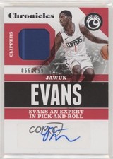 2017 Panini Chronicles Signature Swatches 66/199 Jawun Evans #CSS-JEV Auto 4l6