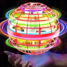 Hand Controlled Magic Flying Orb Ball Mini Drone with RGB Lights for All Ages