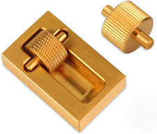 BUTUZE Leather Edge Paint Tool with 2 Brass Rollers, Essential Edge Printing Too