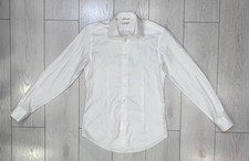 Suitsupply Mens Traveller Cotton Dress Casual Slim Fit Luxury Shirt Size 38/15