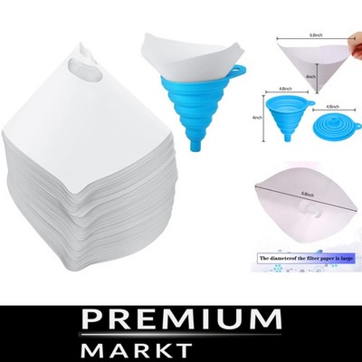 Paintfilter 100 Stück 190 Micron Einweg für Autolack Kunst Kochen mit Trichter