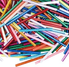 Mini Glitter Hot Glue Sticks 14 Colored for DIY Art Craft,4 Inches 80 Pcs 0.17 per gallon