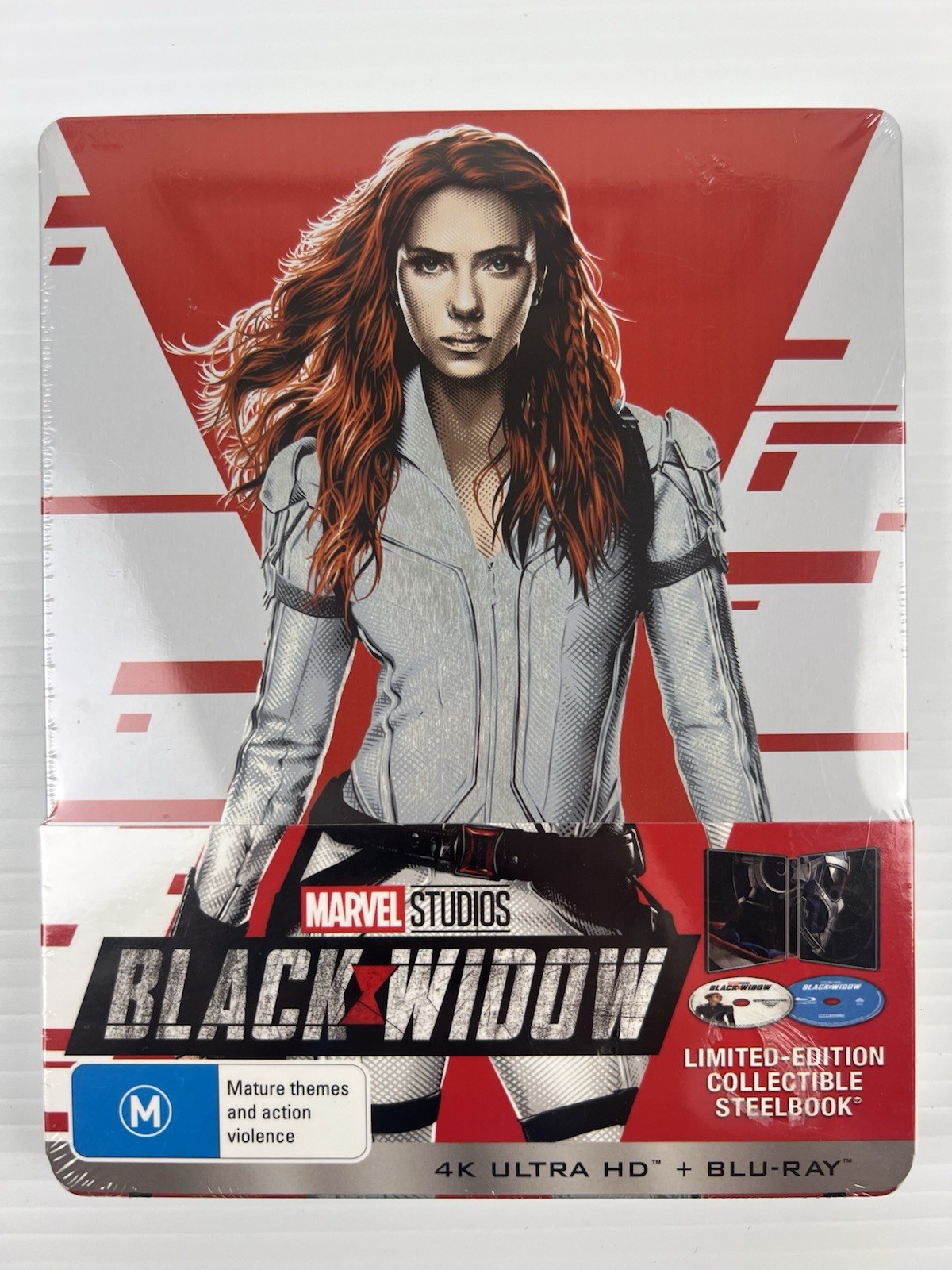 Black Widow 4K UHD / Blu-ray Steelbook - Region ABC - Brand New And Sealed