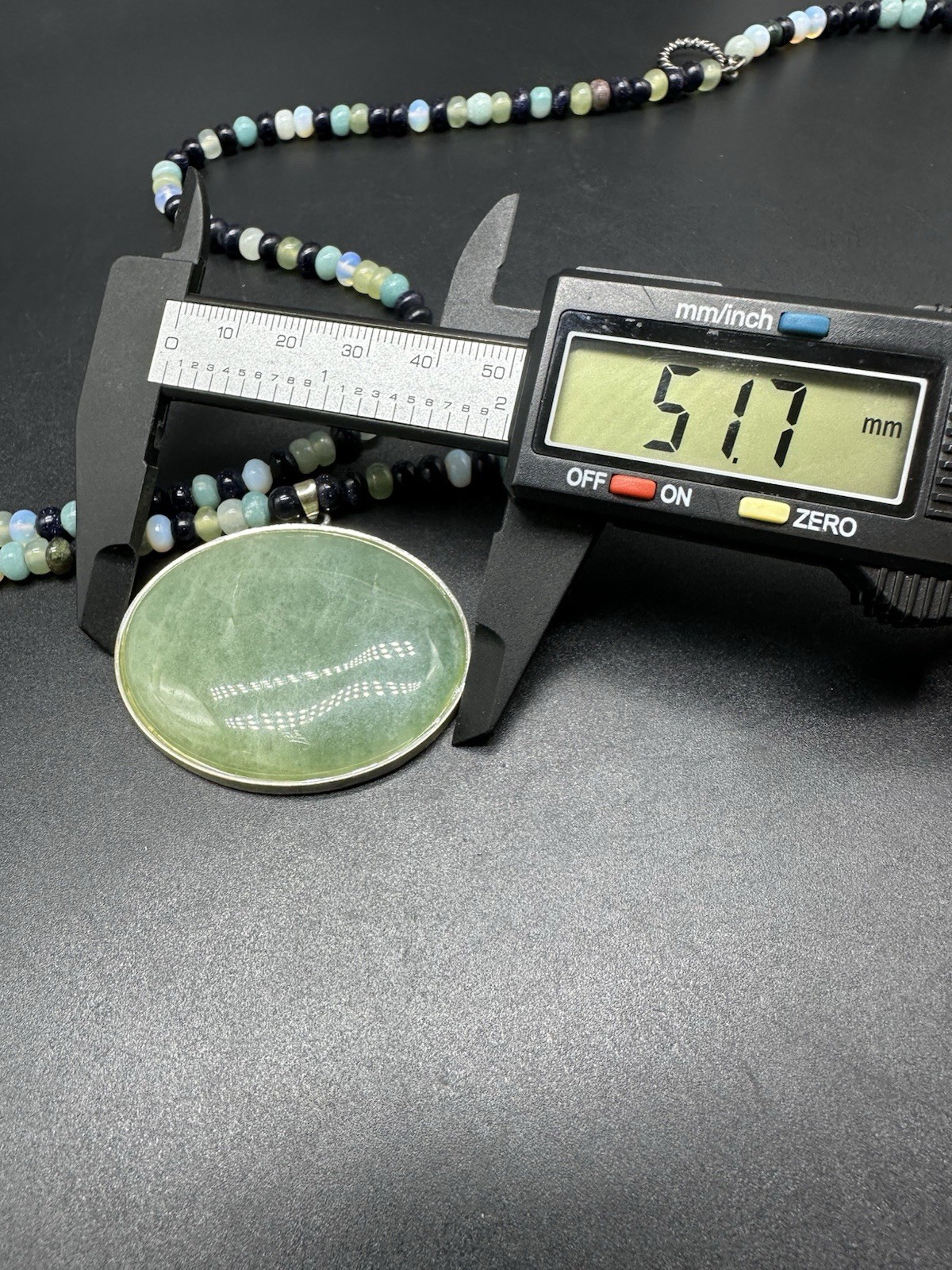 Beautiful Amazonite Stone Beaded Toggle Necklace … - image 10