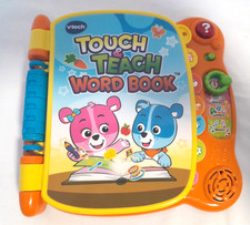 Vtech Touch Teach Word Book Baby Toddler Learning Toy Alphabet TESTED WORKING