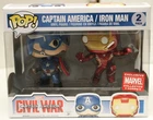 Funko Pop! Civil War CAPTAIN AMERICA & IRON MAN, MCC Exclusive
