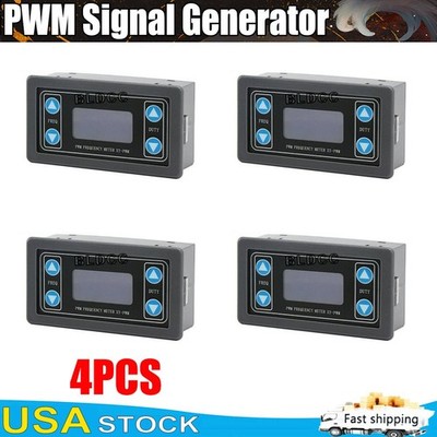 4PCS Signal Generator 1Hz~150KHz PWM Pulse Frequency Cycle Duty Adjustable Meter