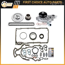 Timing Chain Kit Lower Gasket Set Water Pump For 00-06 Chevrolet GMC 6.0L OHV