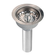 Elkay LKJ35 3-1/2" Drain Fitting, Stainless Steel Body Strainer, Matte Finish
